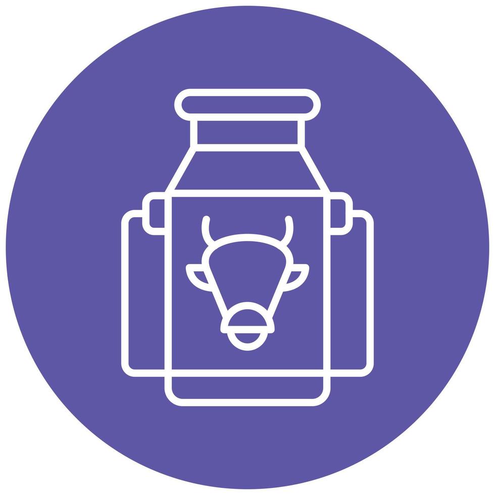 Milk Tank Icon Style vector