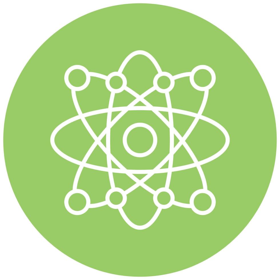 Atom Icon Style vector