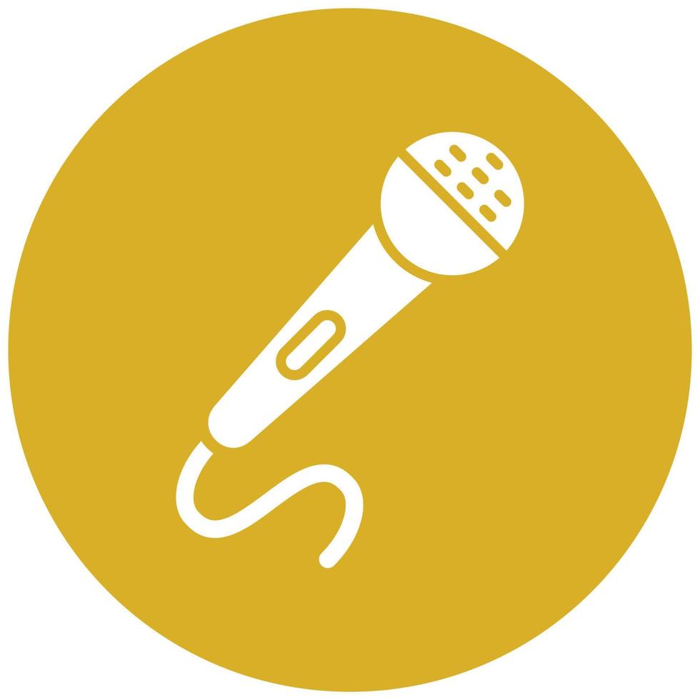 Microphone Icon Style vector