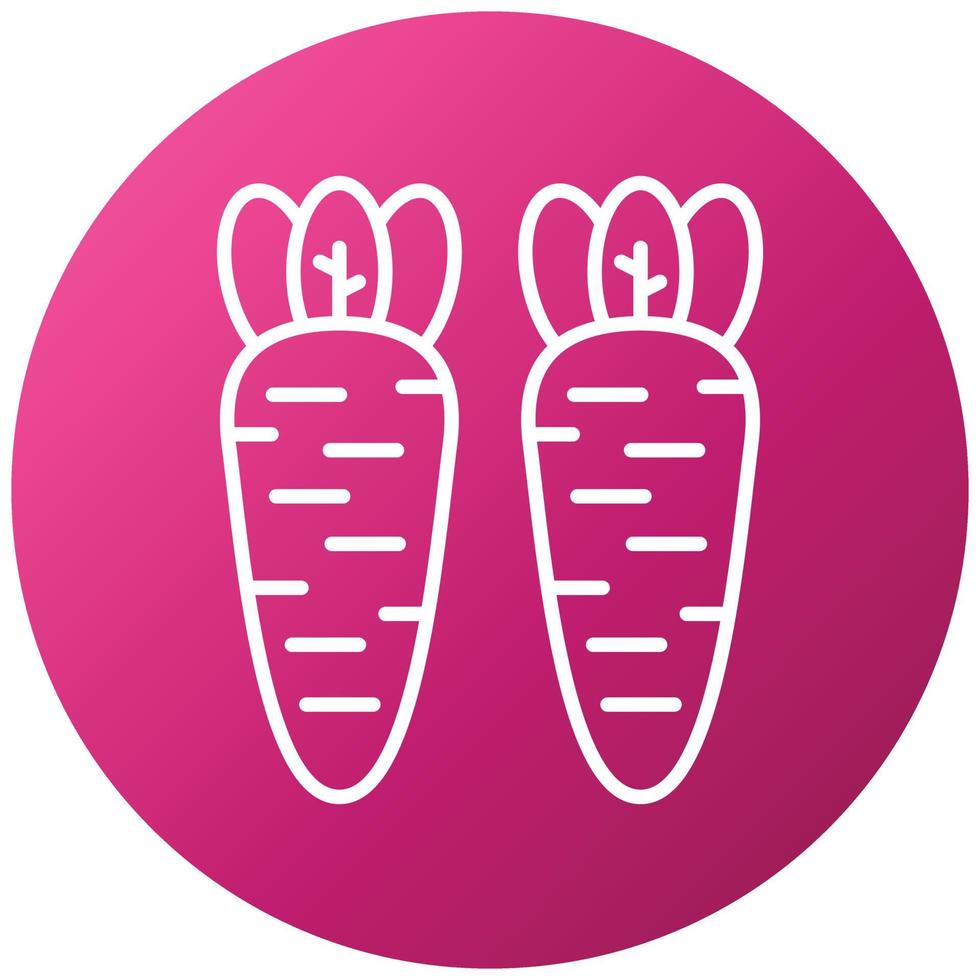 Carrots Icon Style vector
