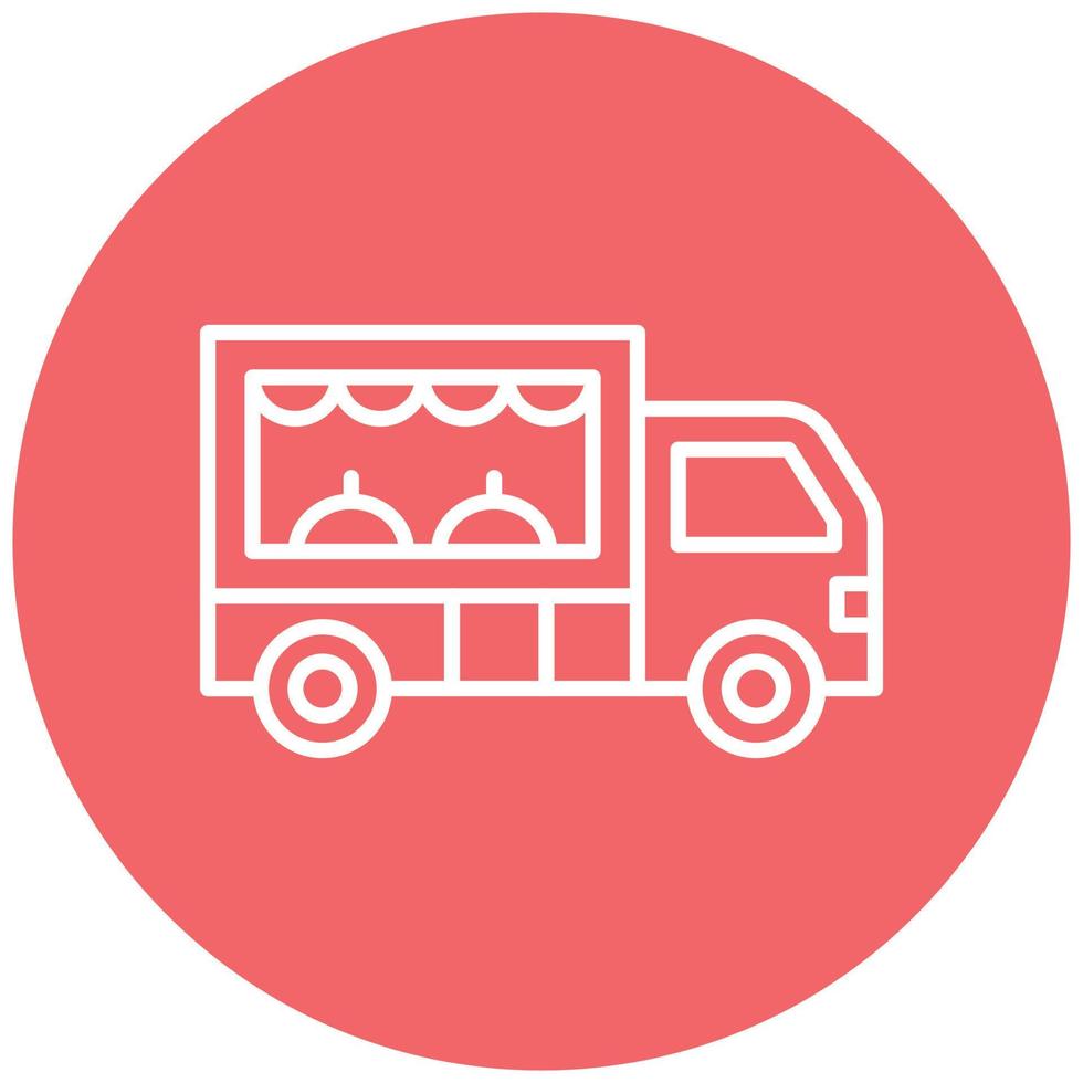 Food Truck Icon Style vector