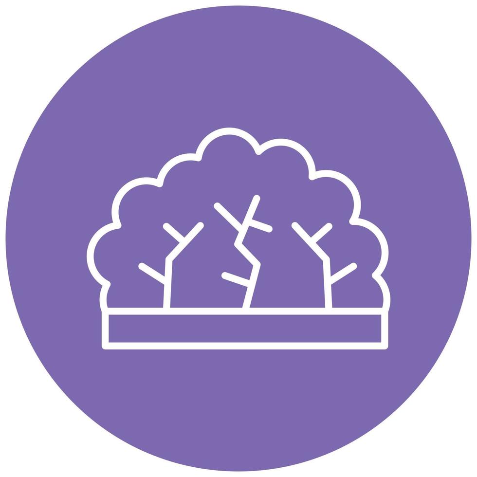 Bush Icon Style vector