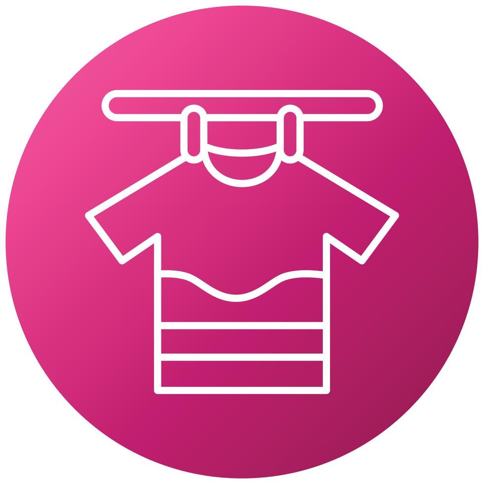 Drying Clothes Icon Style vector