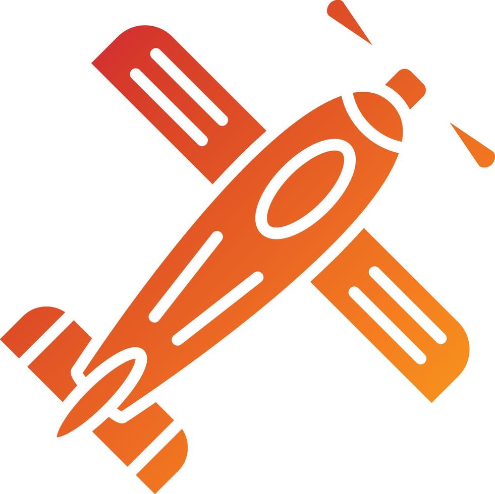Monoplane Icon Style vector