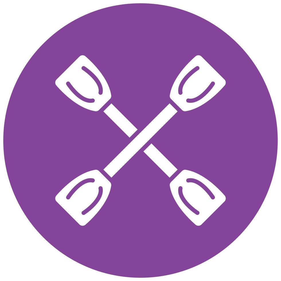 Paddles Icon Style vector