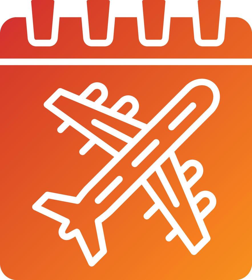 Travel Date Icon Style vector