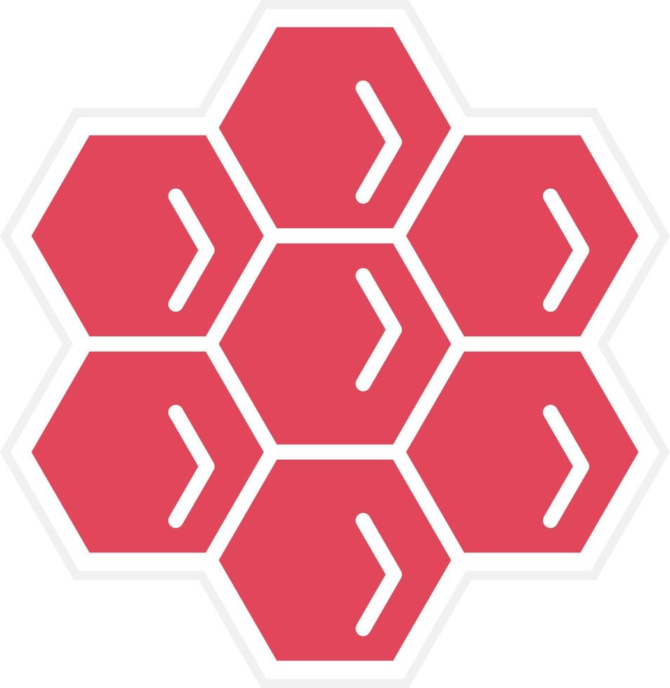 Honeycomb Icon Style vector