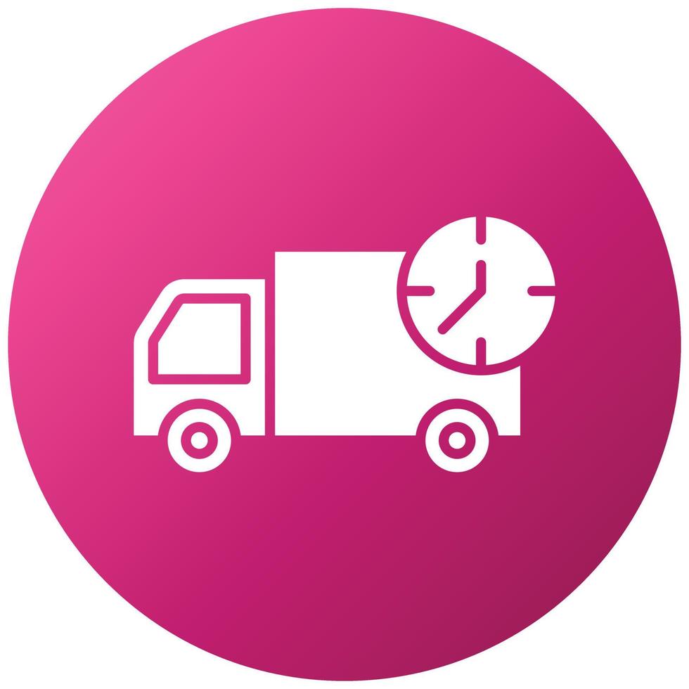 Delivery Time Icon Style vector