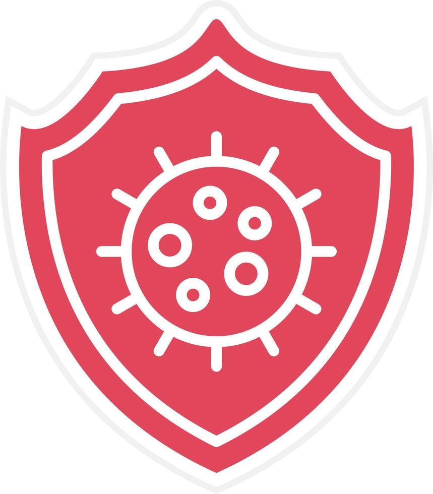 Virus Protection Icon Style vector