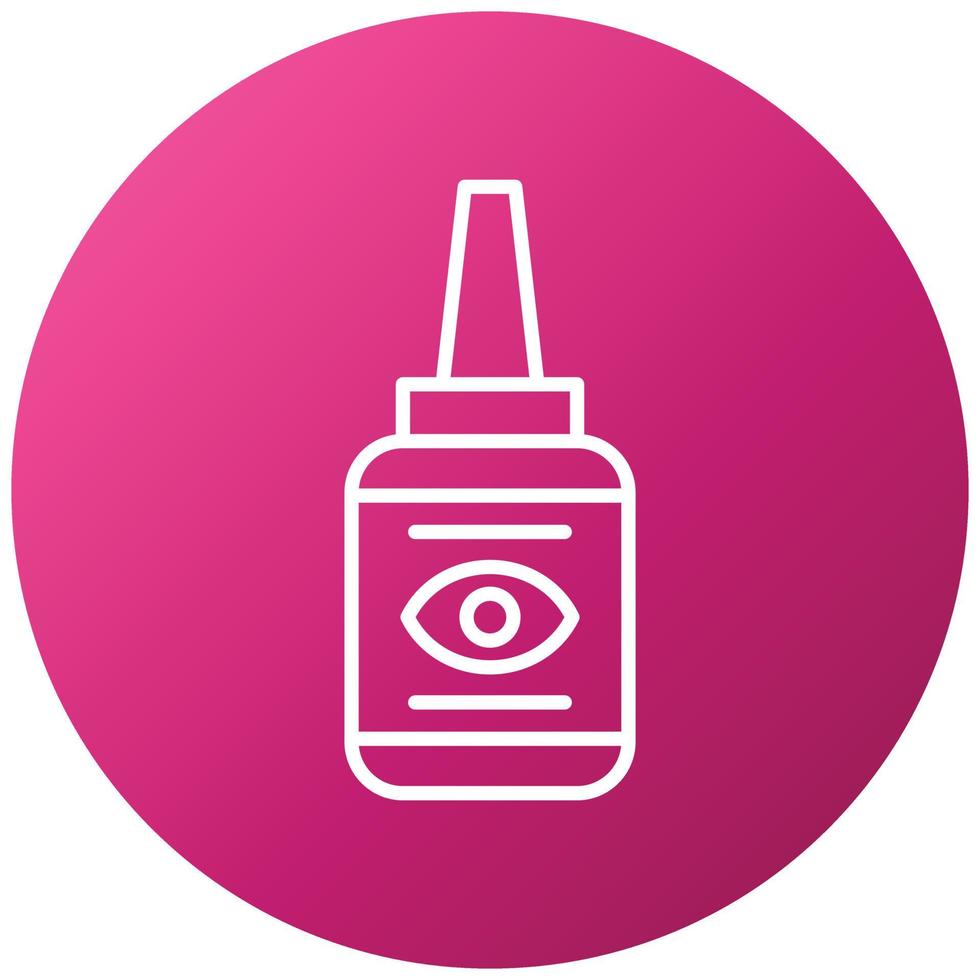 Eye Drop Icon Style vector