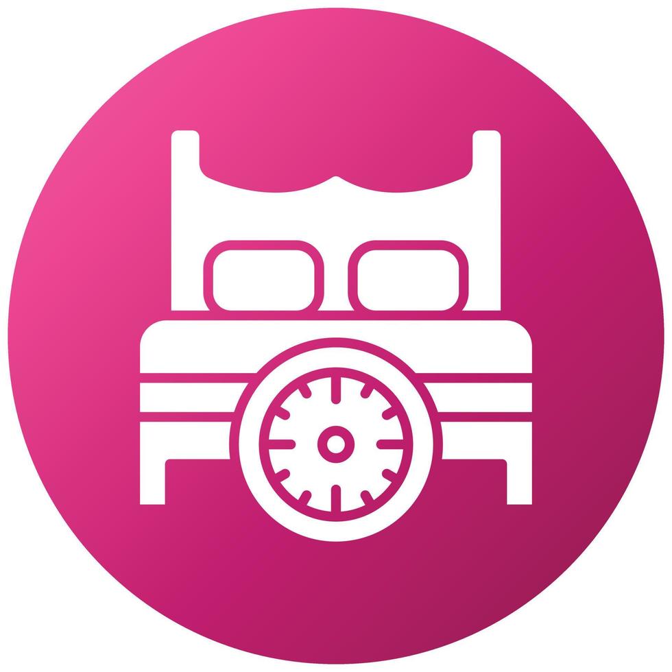 Bed Time Icon Style vector