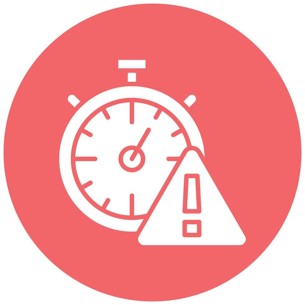 Time Alert Icon Style vector