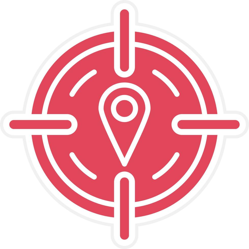GPS Icon Style vector