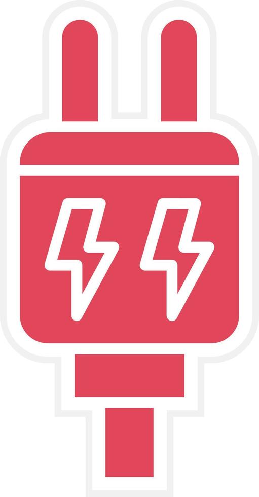 Power Plug Icon Style vector