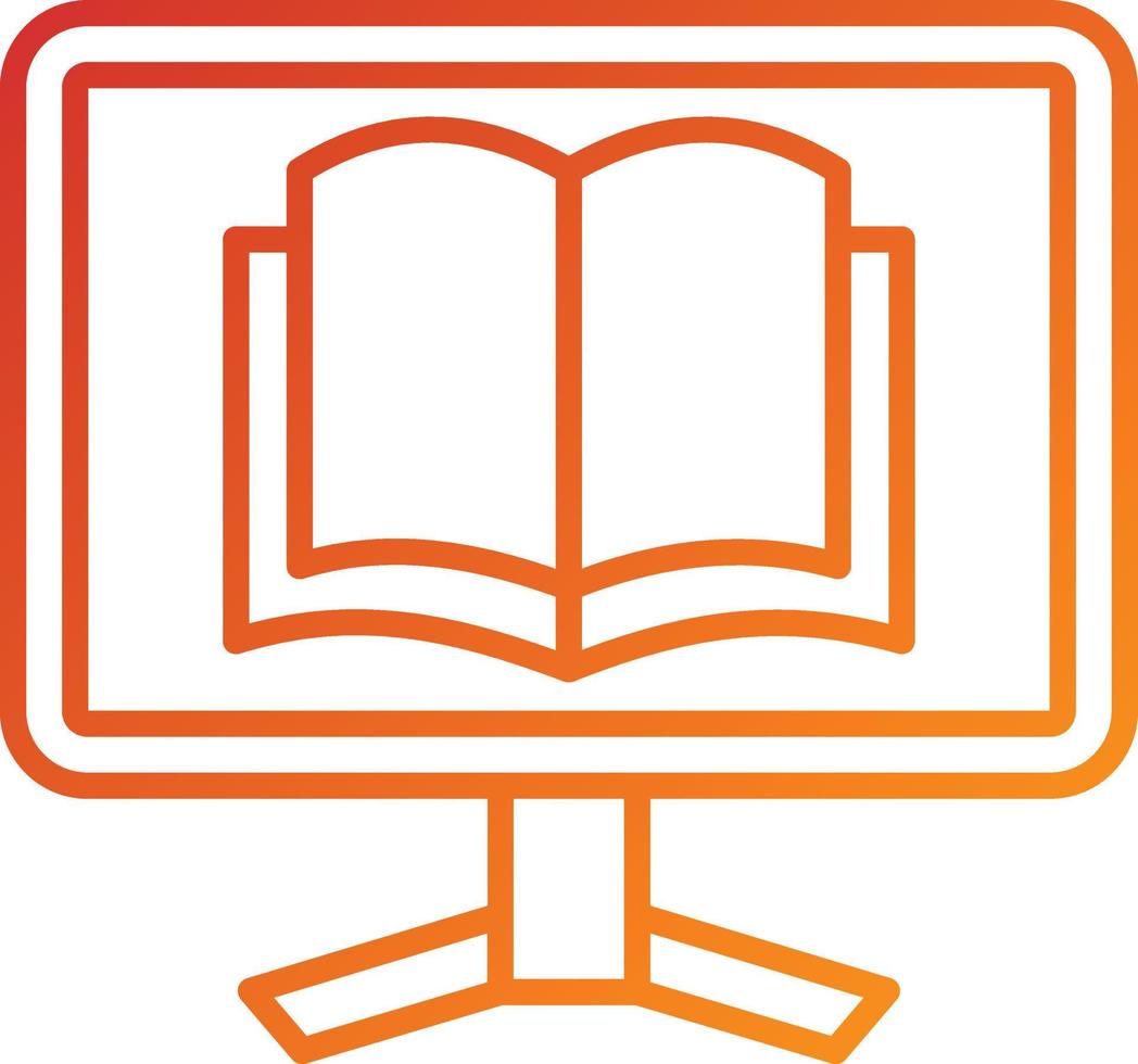 Ebook Icon Style vector