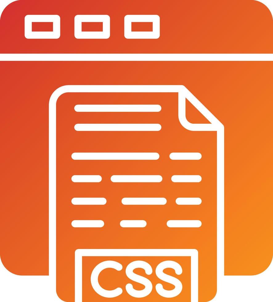 CSS Code Icon Style vector