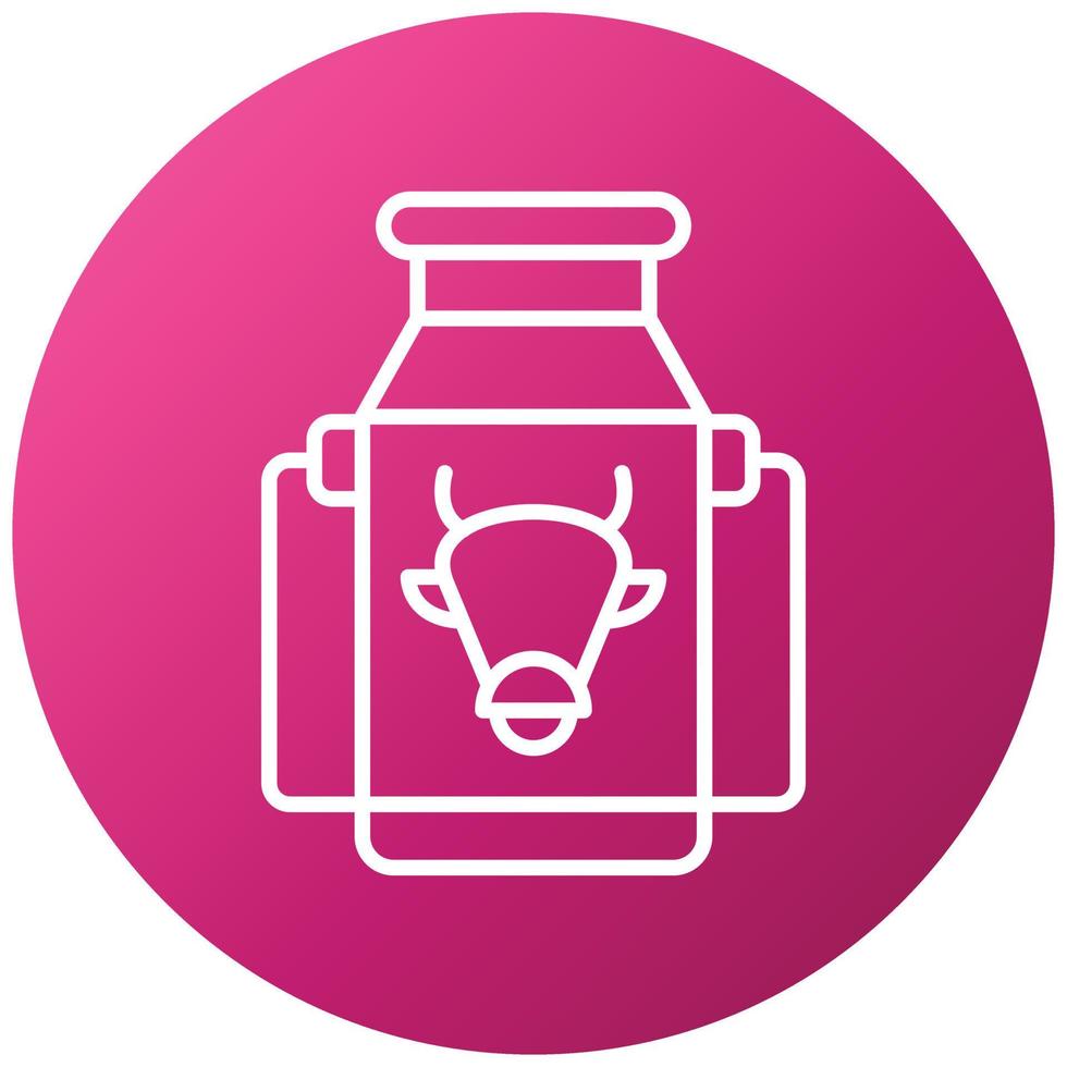 Milk Tank Icon Style vector