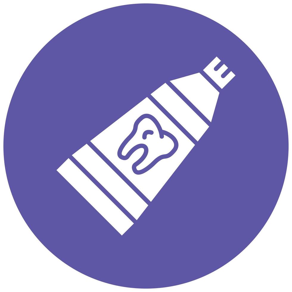 Toothpaste Icon Style vector