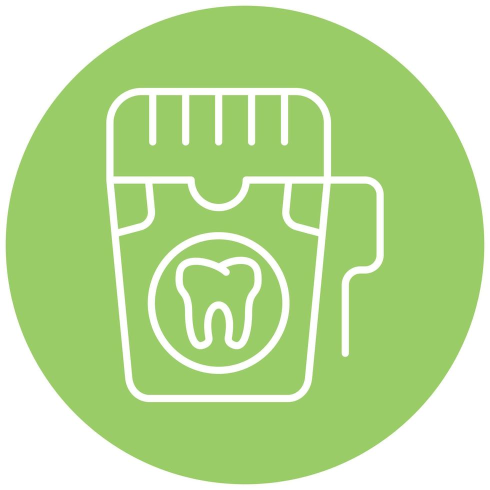 Dental Floss Icon Style vector