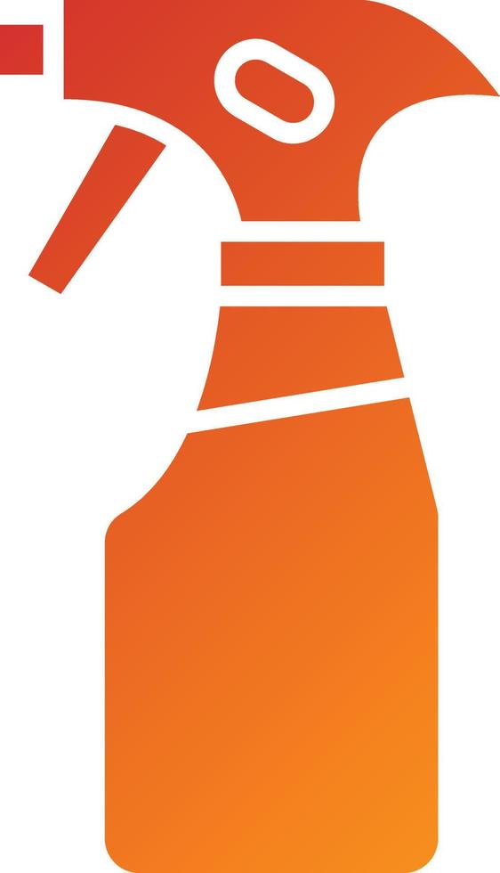 Cleaning Spray Icon Style vector