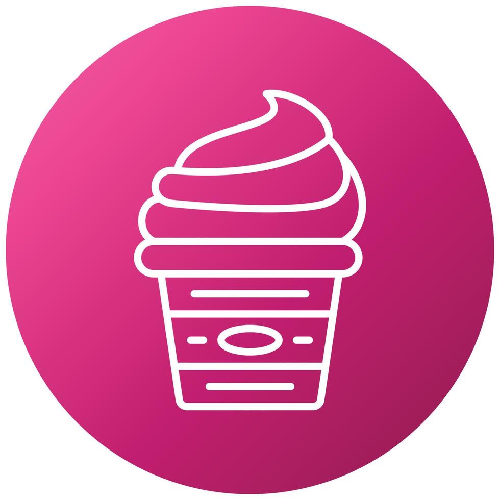 Cupcake Icon Style vector