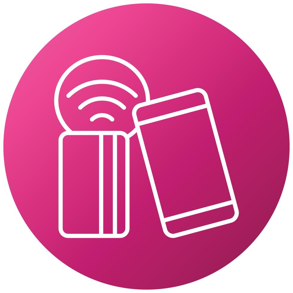 Nfc Icon Style vector