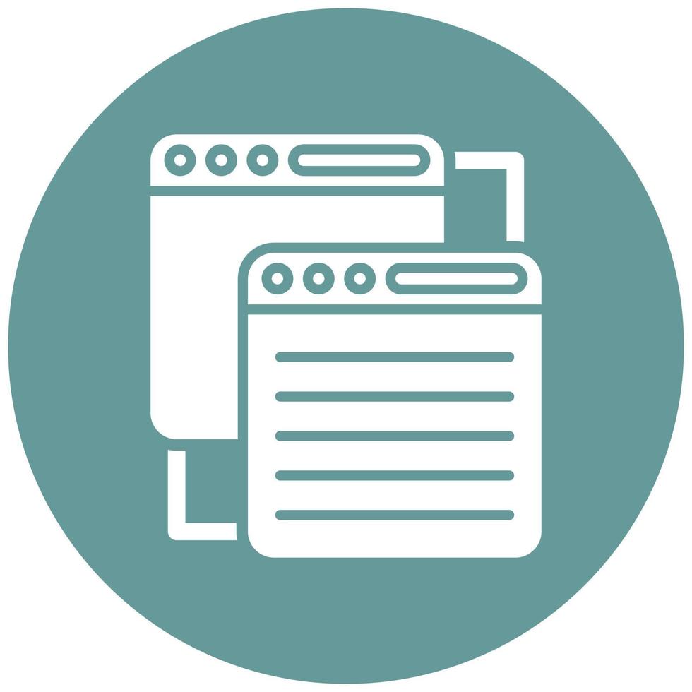Queue Icon Style vector