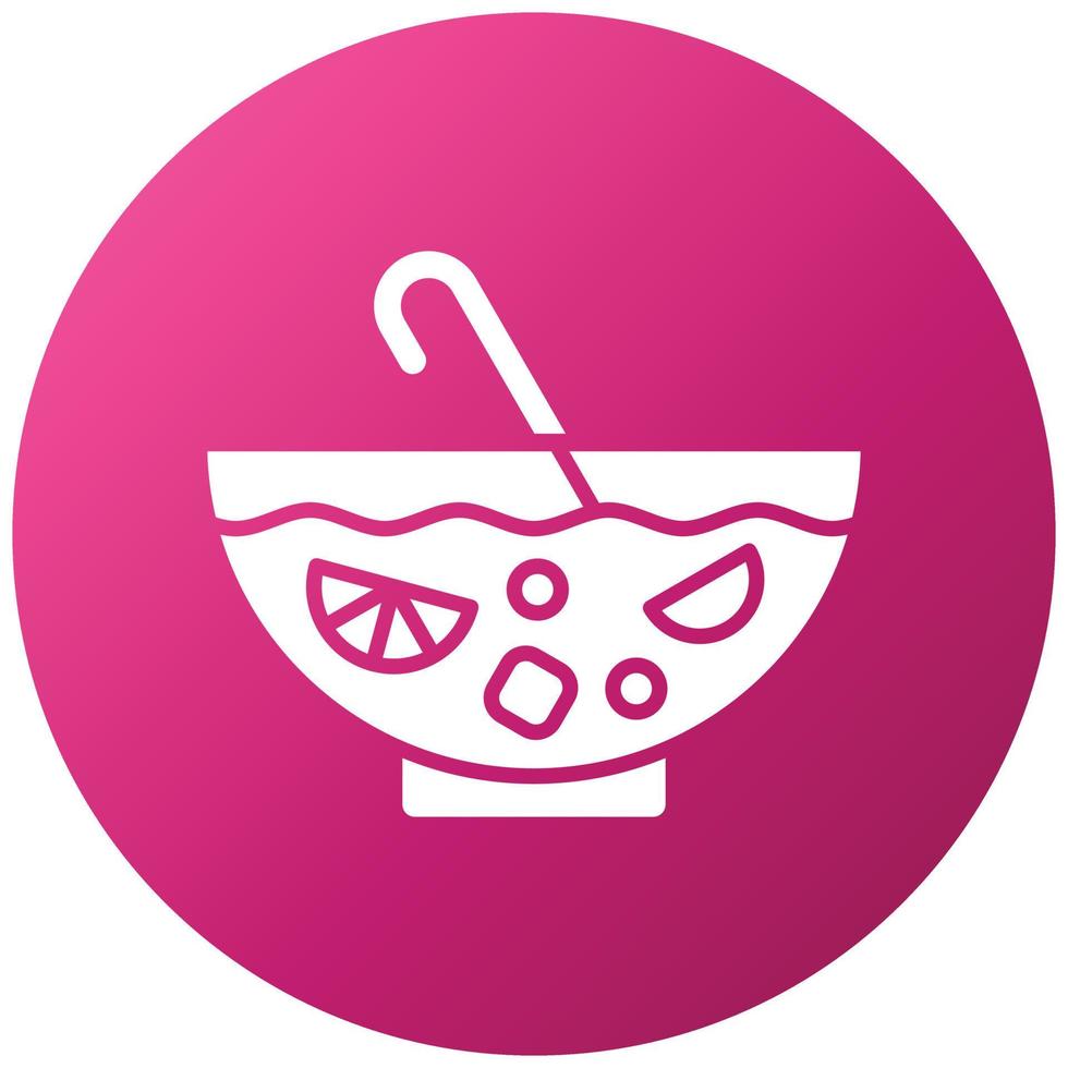 Birthday Punch Icon Style vector