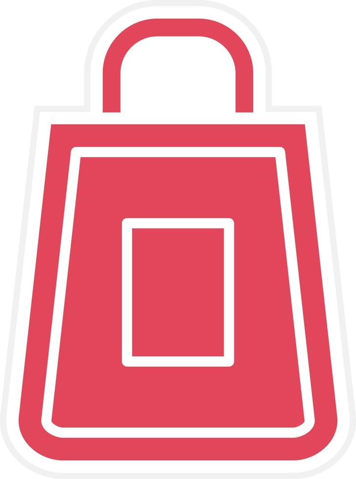 Paper Bag Icon Style vector
