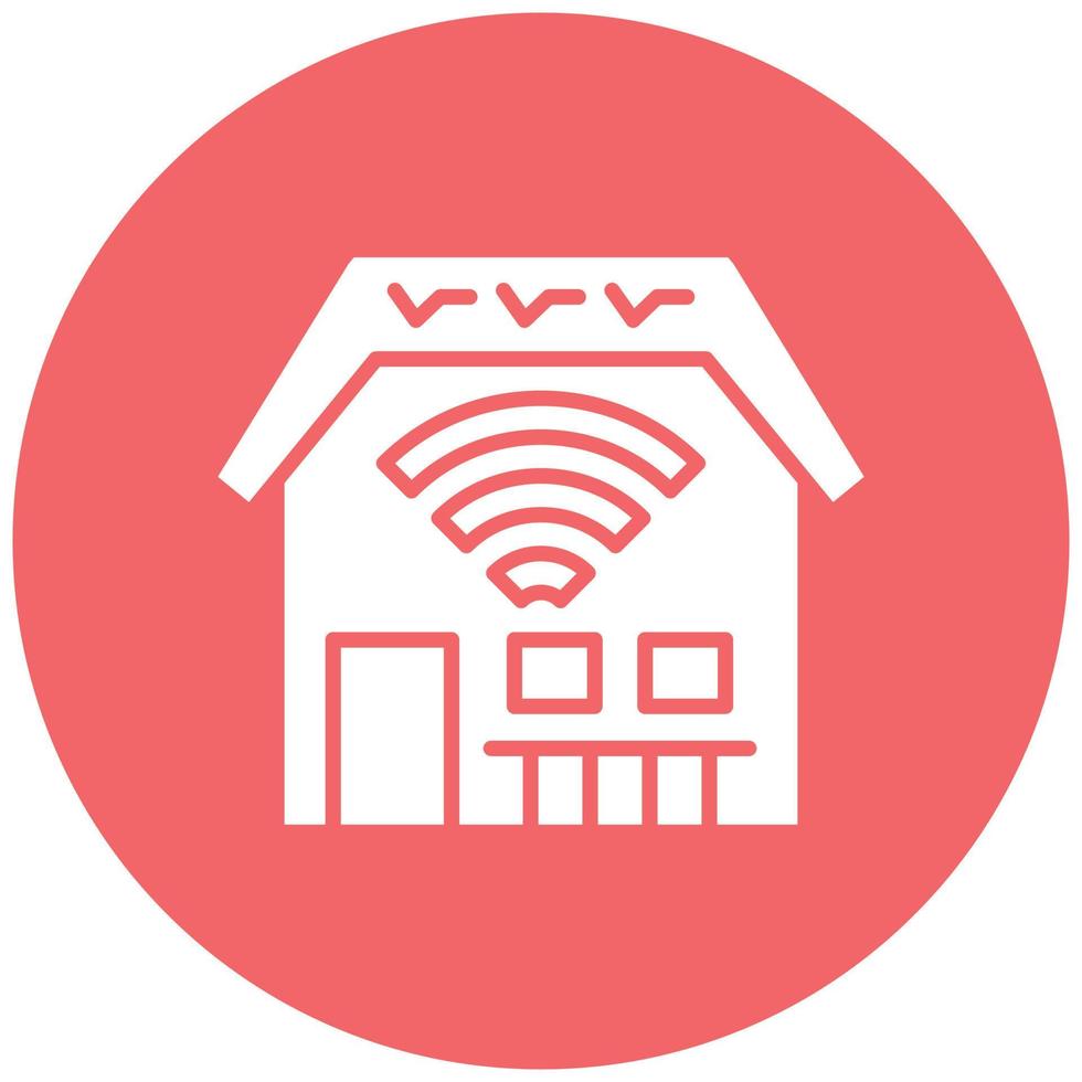Smart House Icon Style vector
