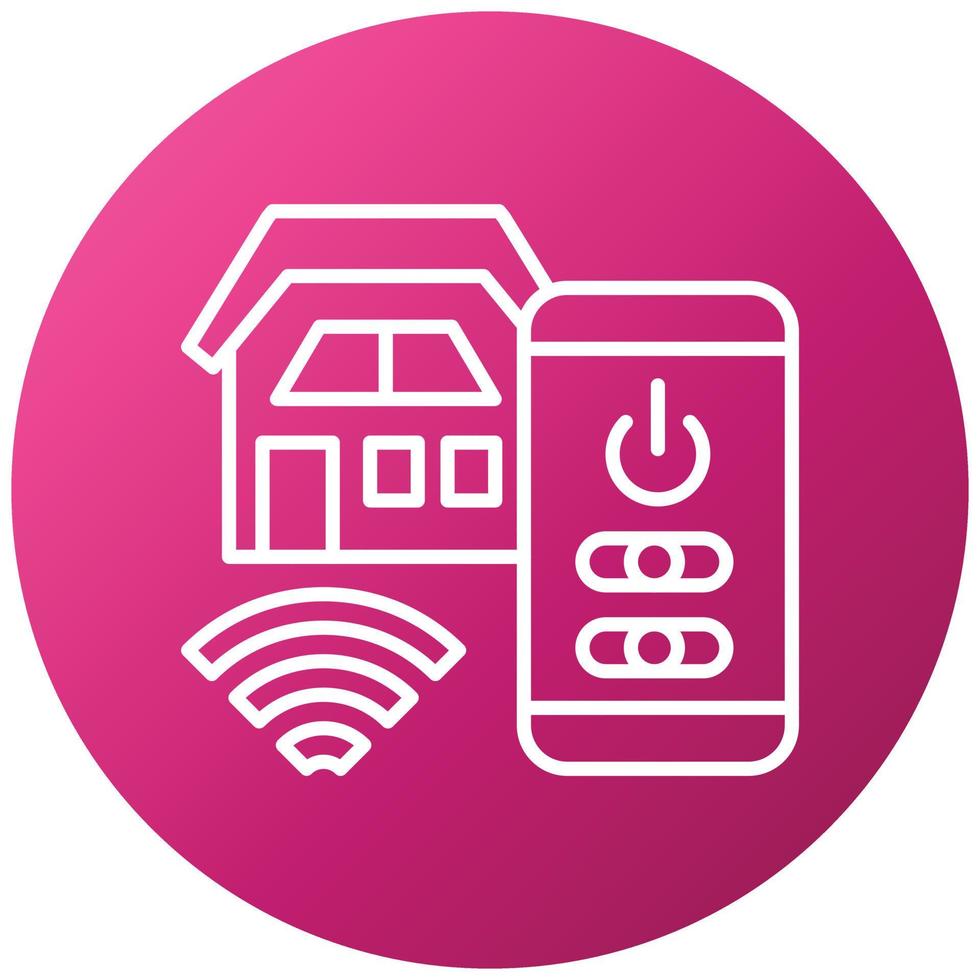 Home Control Icon Style vector