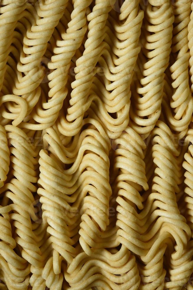 Fondo de fideos instantáneos de fideos secos foto