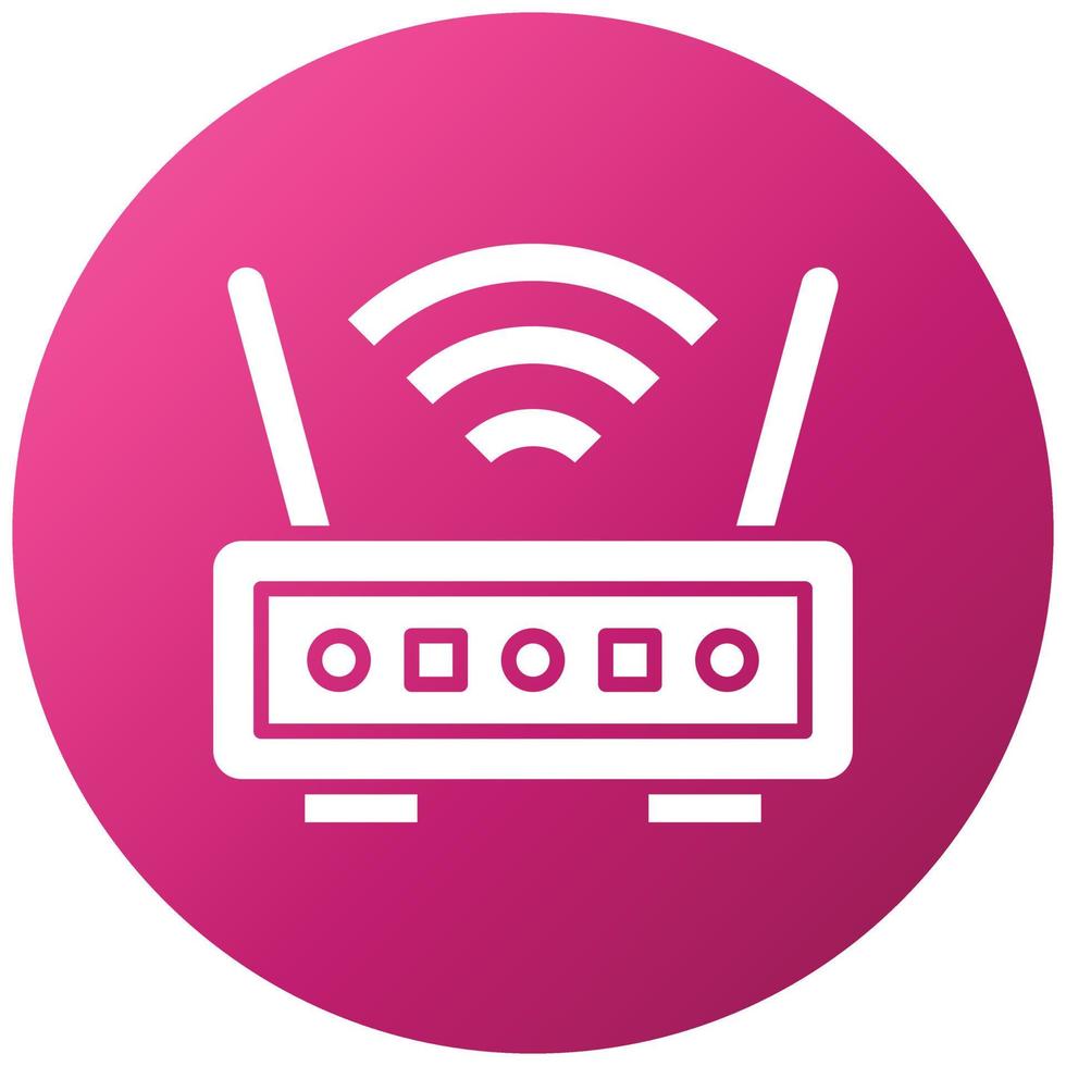 Wireless Router Icon Style vector