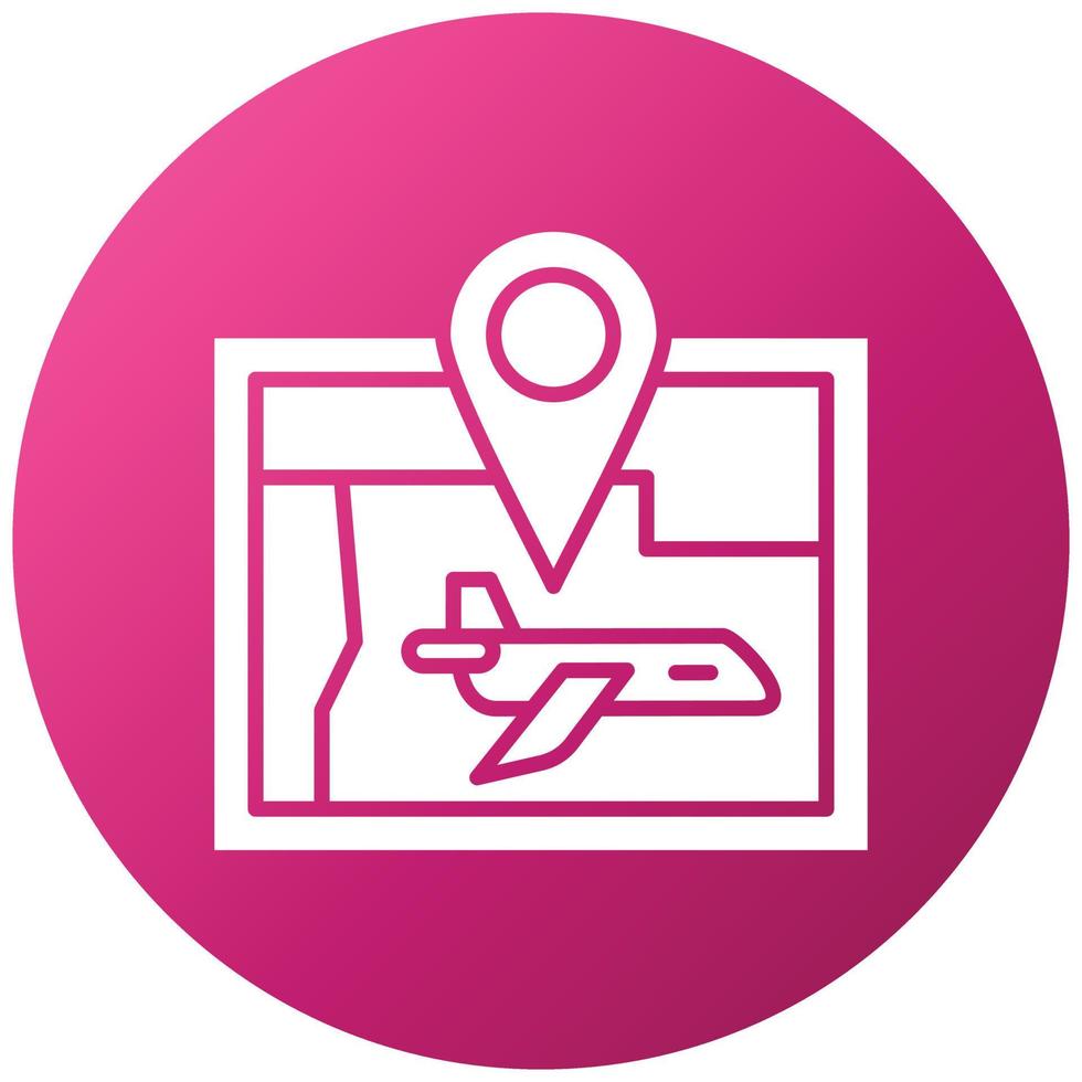 Itinerary Icon Style vector