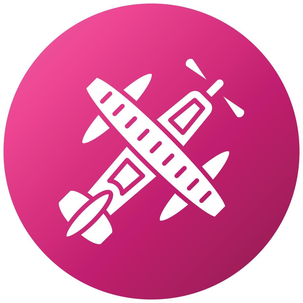 Seaplane Icon Style vector