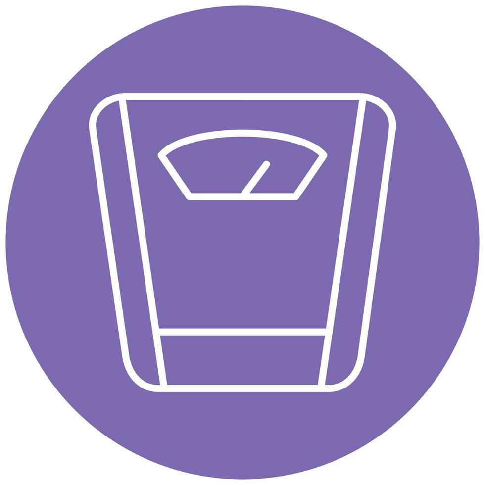 Weight Scale Icon Style vector