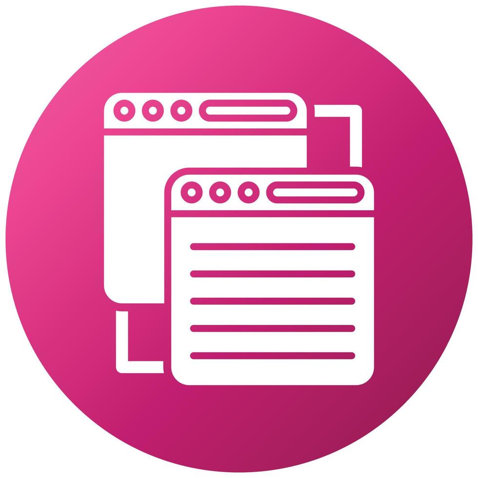 Queue Icon Style vector