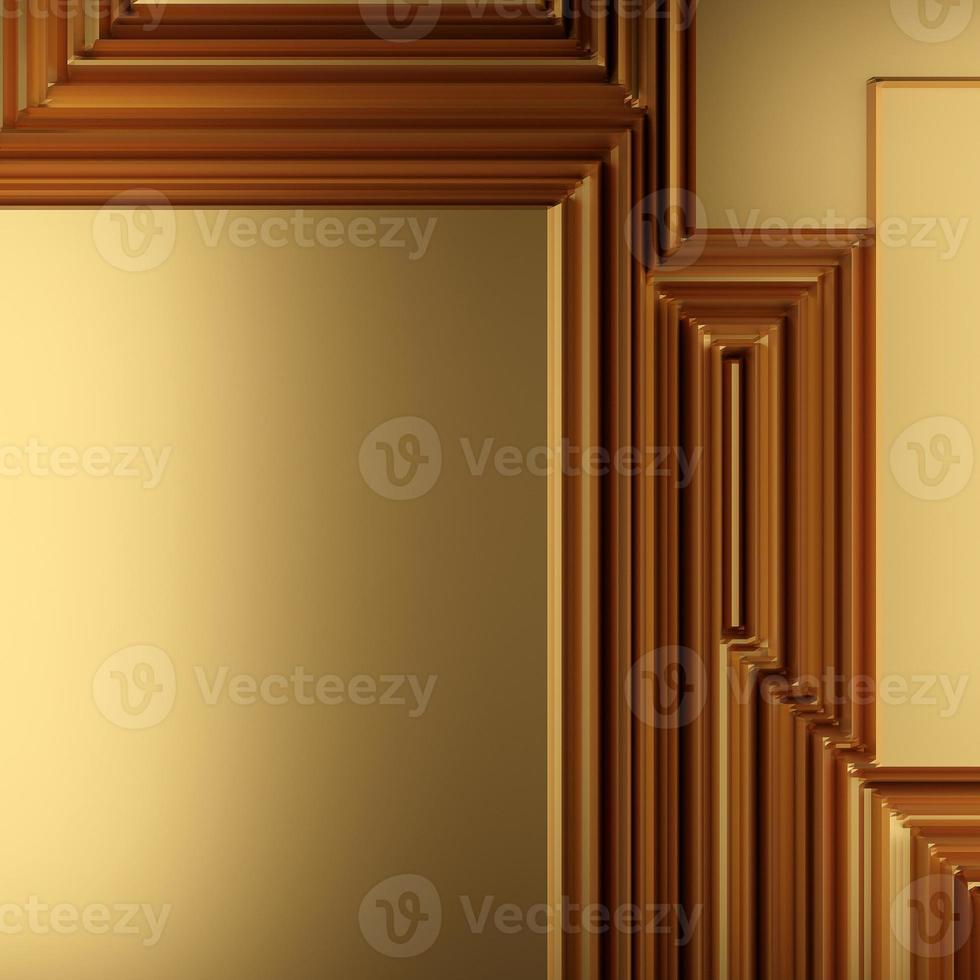 Gold metal background. Brushed metallic texture. 3d rendering photo