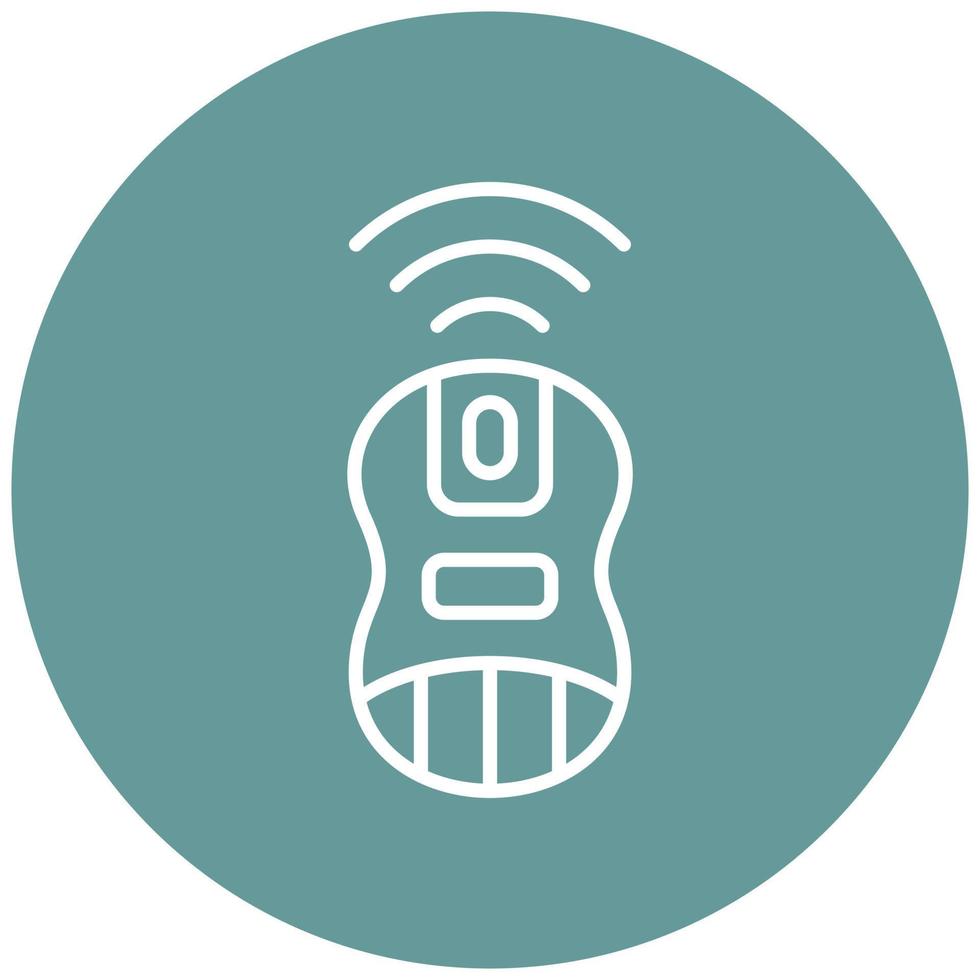 Wireless Mouse Icon Style vector