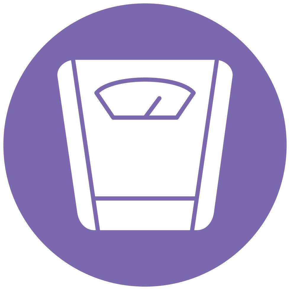 Weight Scale Icon Style vector