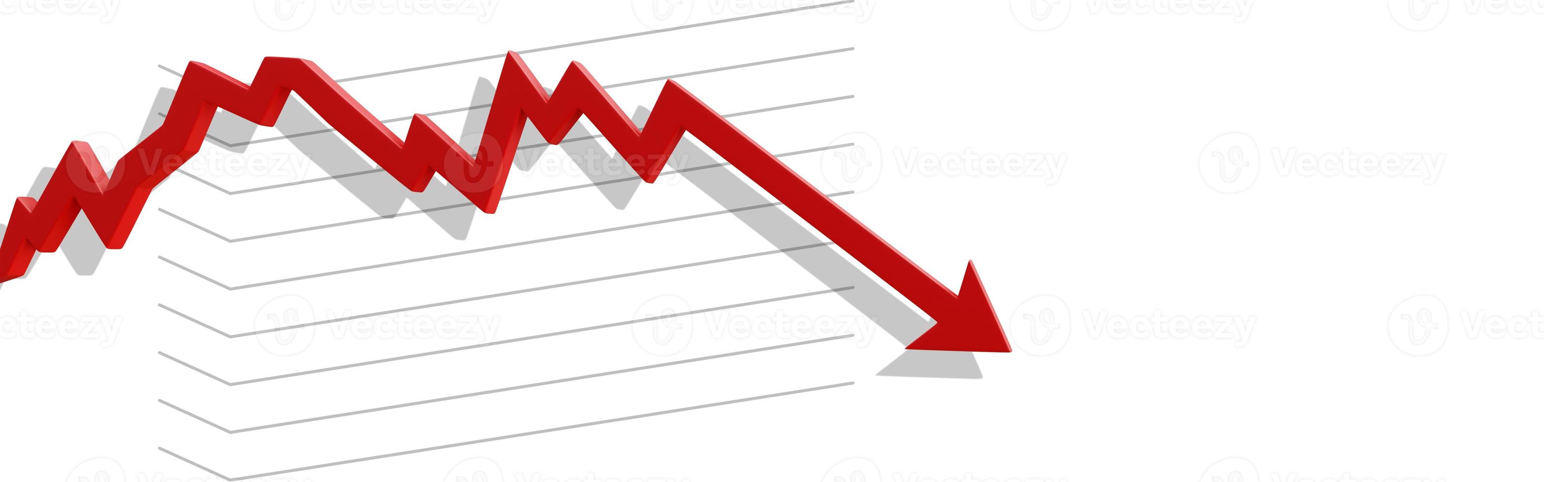 Econimical crisis concept. Spread in the world, economy is down. 3d illustration photo