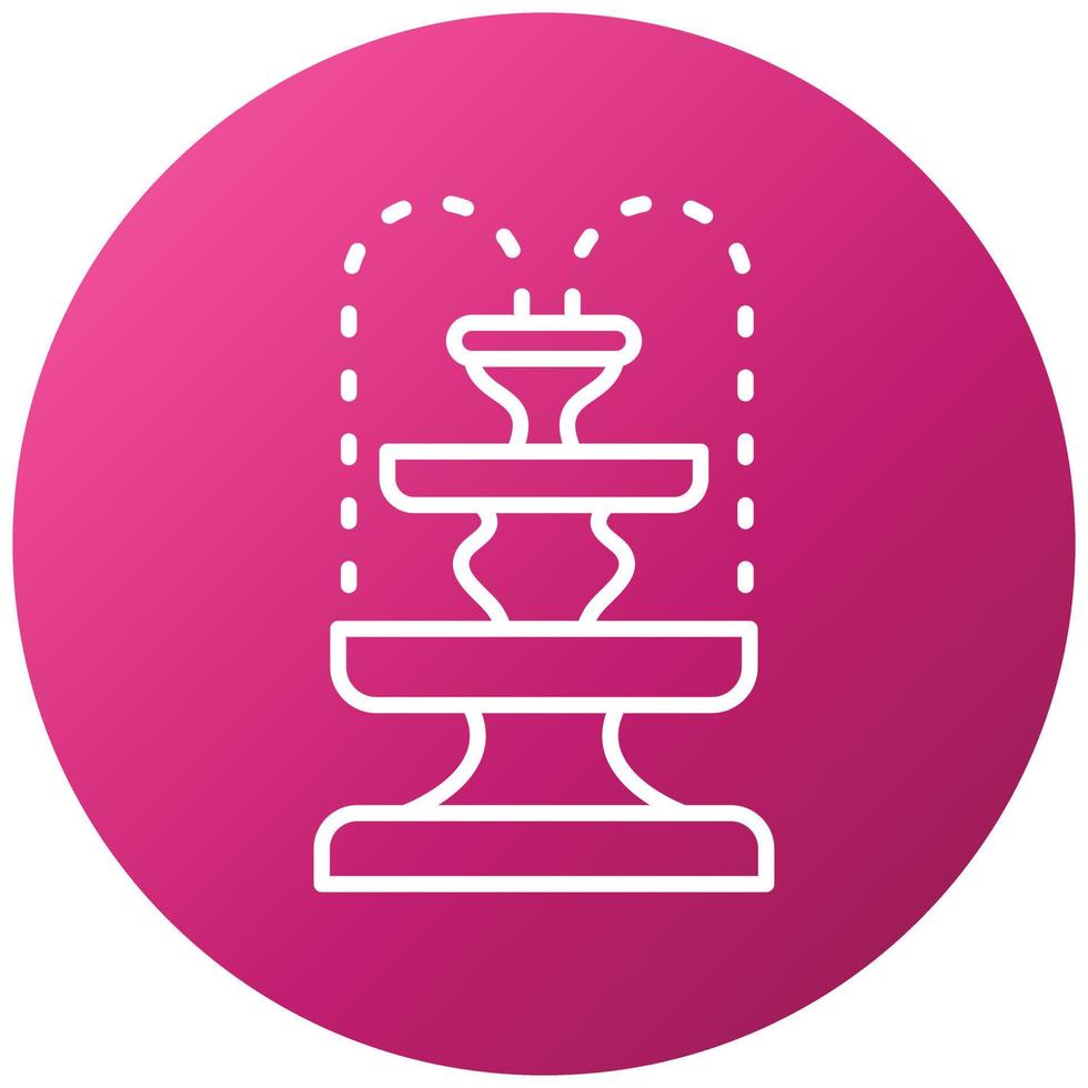 Fountain Icon Style vector