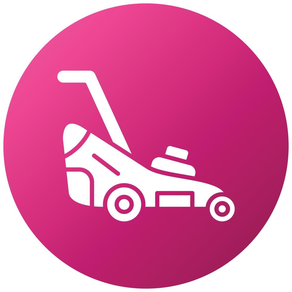 Lawn mower Icon Style vector
