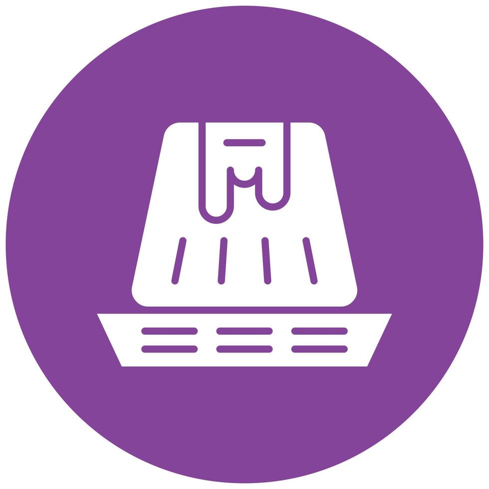 Flan Icon Style vector