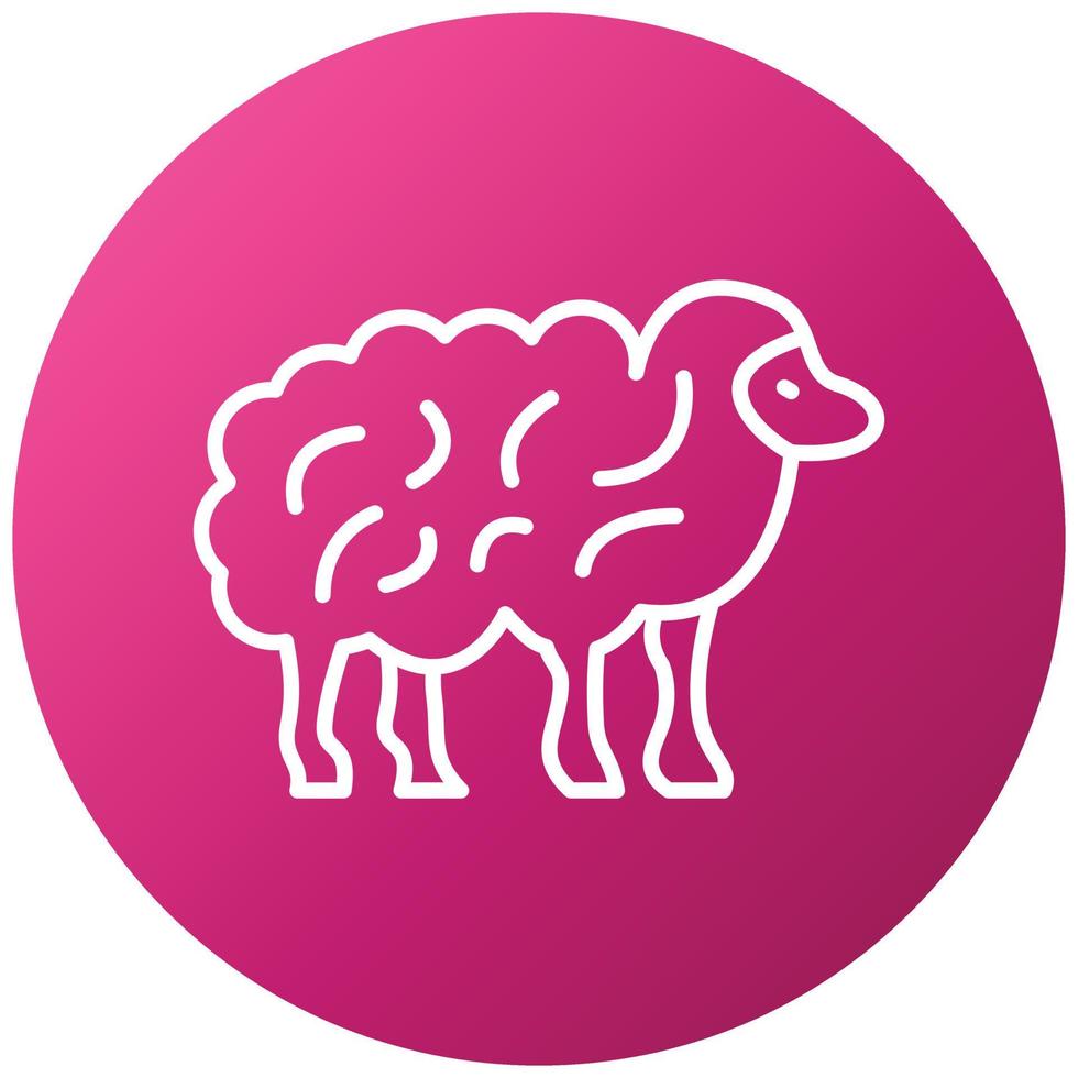 Sheep Icon Style vector
