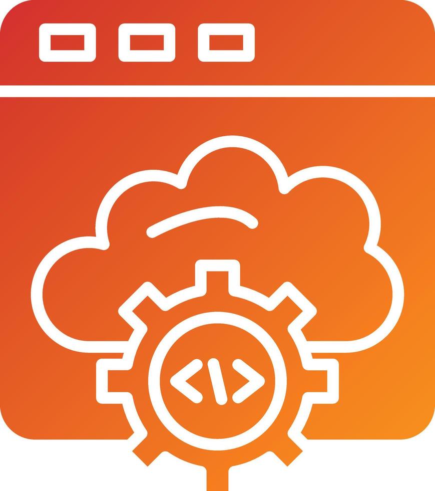 Web API Icon Style 7437529 Vector Art at Vecteezy