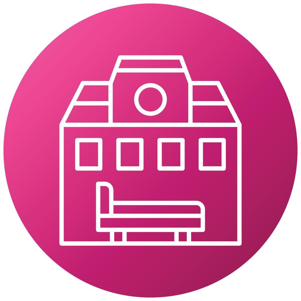 Accomodation Icon Style vector