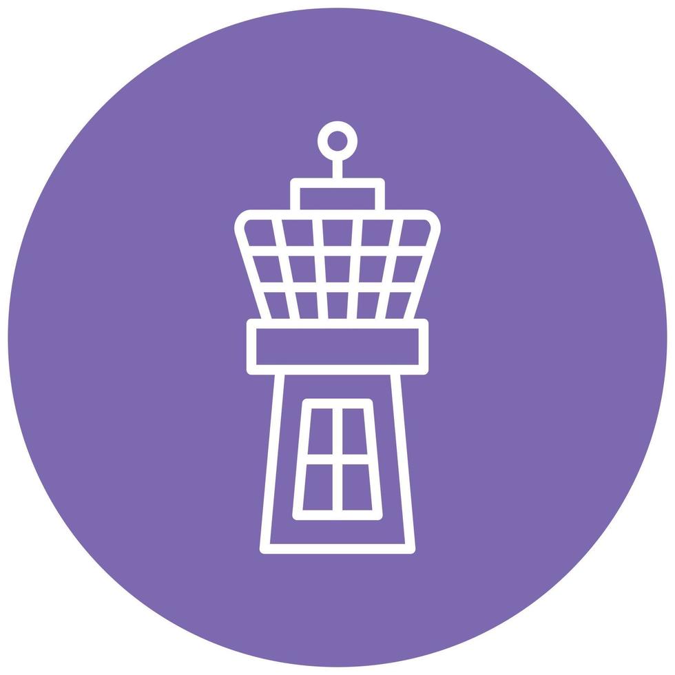 Control Tower Icon Style vector
