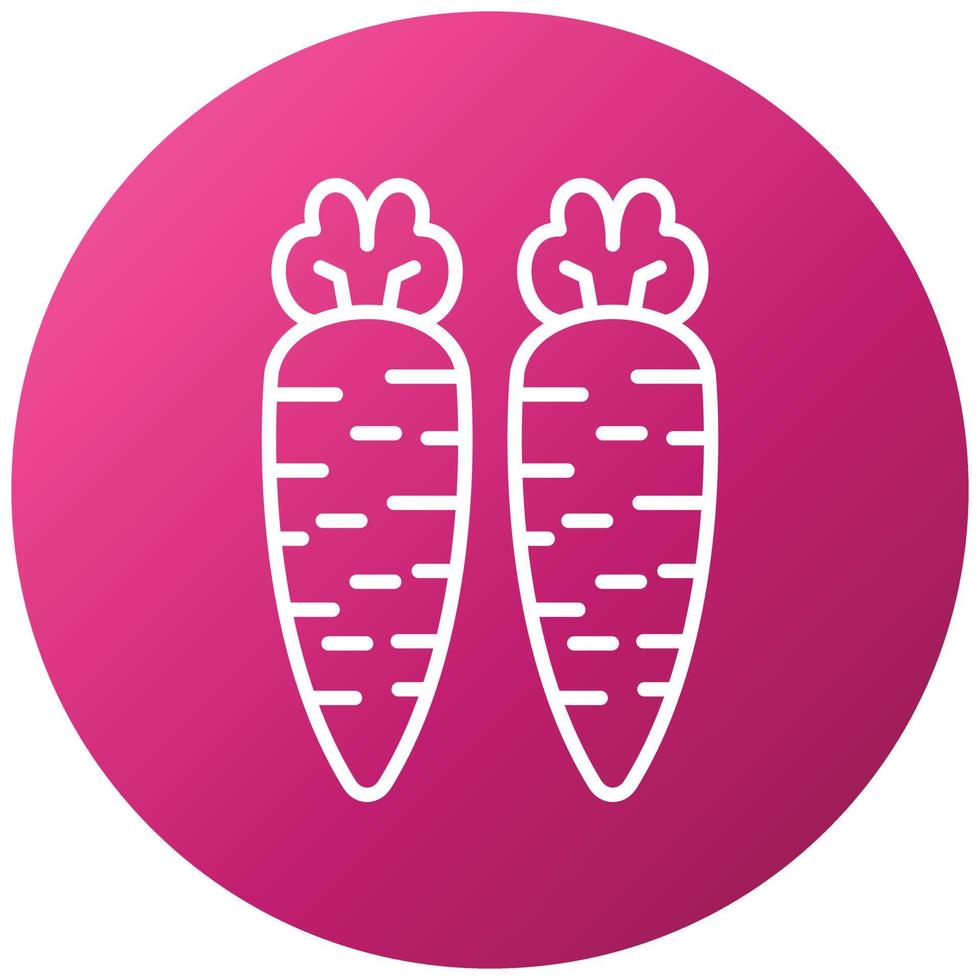 Carrots Icon Style vector