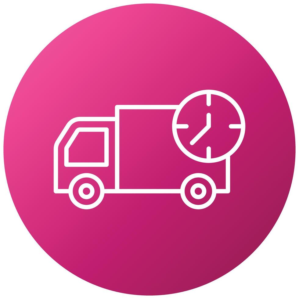 Delivery Time Icon Style vector